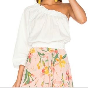 Free People One shoulder blouse